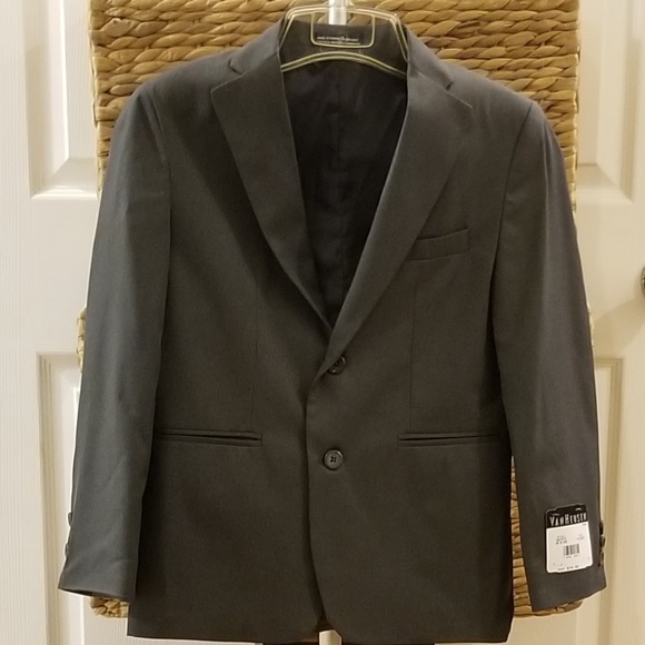 Van Heusen Other - NWT Charcoal Gray Boys Husky Van Heusen Blazer.